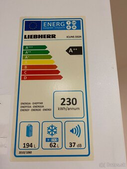 LIEBHERR. vstavana chladnicka, A++ - 5