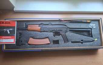 Airsoft AK-74U CYMA Drevo/Kov - 5