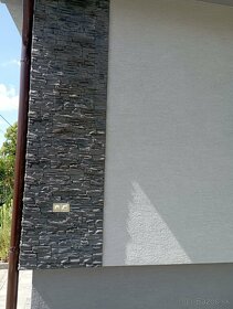 Betónový obkladový kameň - skala antracit - 5