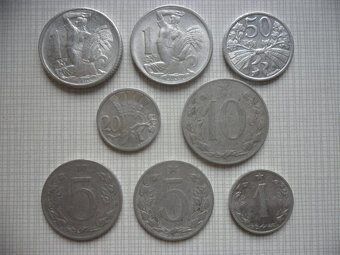 Mince ČSR roky 1946 - až 1954 - 5