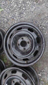 Plechové disky 4x108 6j x 15" 8ks  R16" 1ks peugeot citroe - 5