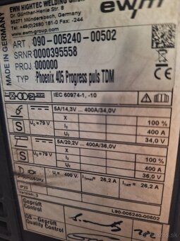 Predam spickovu pulznu 400A zvaracku ewm - 5