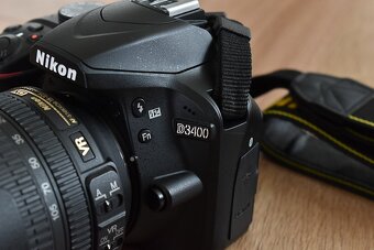 Nikon d3400 s bluetooth - VR objektiv 18-105 AF 7 tis. cvak. - 5
