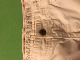 TOMMY HILFIGER originál white pánske capri nohavice L/XL - 5