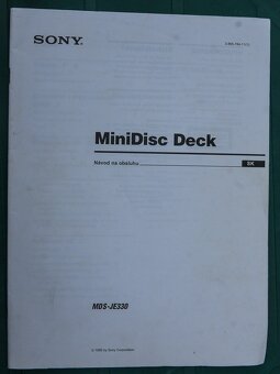 Sony MDS-JE330 - 5