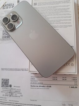Apple iPhone 16 Pro Max 256 GB prírodný titá - 5