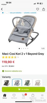 Maxi-Cosi Kori 2v1 Beyond grey lehátko - 5