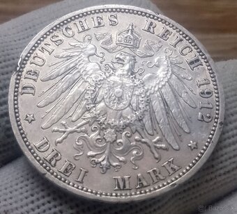 Strieborné mince Nemecka.Rezervované. - 5