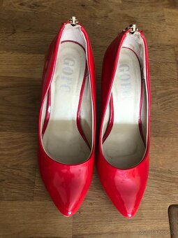 lodičky - pohodlné červené a lososové č. 38 - 5