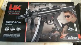 Predám vymením za T4E  vzduchovku H & K MP7 SD Kal. 4,5 mm - 5