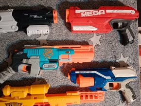 Hračky,pištole NERF a X shot +náboje - 5