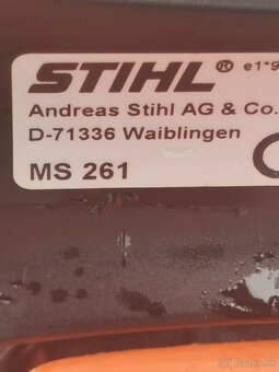 Stihl ms 261 motorova pila vykon 3kw - 5