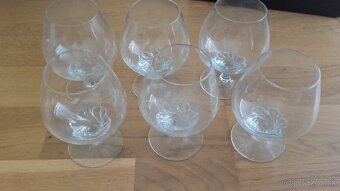 Sklenené sady - poháre, misy - 5