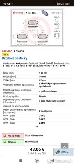 Brzdové doštičky Opel - 5