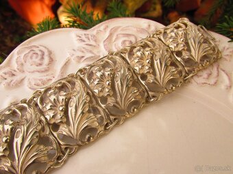 Starý strieborný náramok, Ag 925 - 5