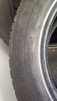 Predám Dunlop WinterSport5 205/55 R16 91H DOT3719 - 5