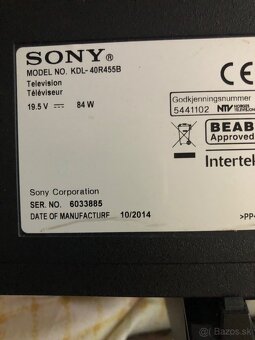 Predam opravarovi funkčny TV SONY KDL 40WE665 - 5