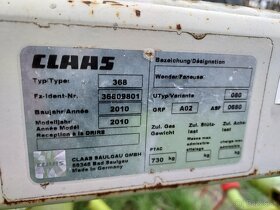 Obracač Claas 6.4m obracak KW kuhn Pottinger krone kw Volto - 5