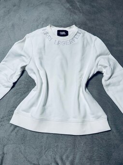 Biela mikina zn. Karl Lagerfeld originál - 5