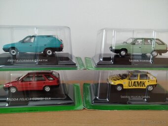 Predam model auta skoda rôzne 1:43. - 5