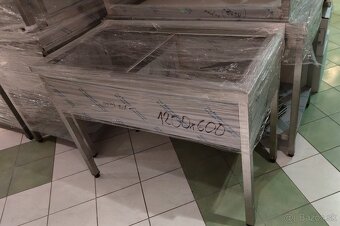 Nerezové drezy na gastro potreby, dvojdrez, umývadlo - 5