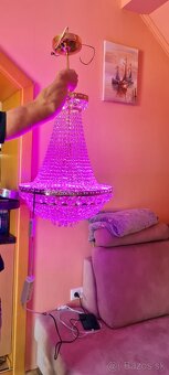 Krystalovy luster stmievatelny s RGBW funkciou - 5