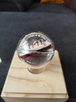 zlato striebro minca titanic legenda 3D 2022 proof - 5