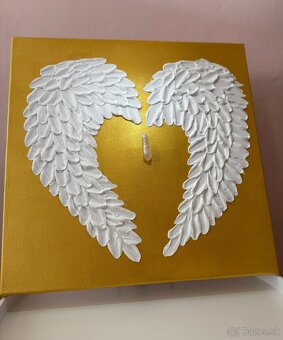 3D Reliefny obraz Anjelské krídla - 5