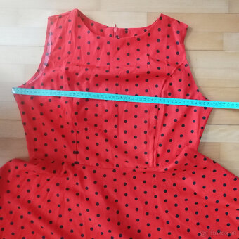 Dámske letné šaty TOP STAV premerané - 5