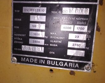 Predám vysokozdvižný vozík balkancar. - 5