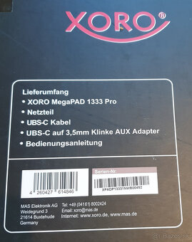 veľký tablet Xoro MegaPAD 1333 PRO 13.3"/6GB/128 nerozbalen - 5