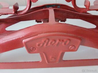 Starožitná váha Aero 5 so závažiami, závažie 1kg a 0,5kg - 5