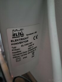 Elektrický konventor Elíz EL 1000 - 5