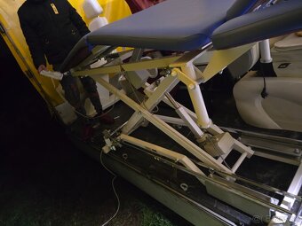Elektrické Masážní lehátko AKCE modré Profi 2 motory - 5