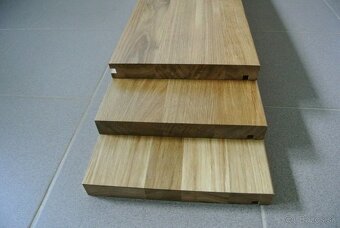 Drevene stupnice - DUB priebezka 1000x300x40mm - 40€ - 5