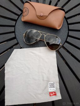 Predám ORIGINÁL POŠKODENÉ RayBan polarizačné okuliare - 5