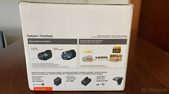Videokamera SONY FDR-AX53 4K - 5