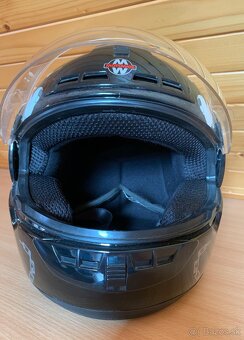 motorkárska helma veľ. L čierna - 5