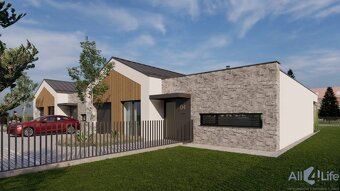 4i. novostavba rodinného domu s garážou v obci Krakovany RD  - 5