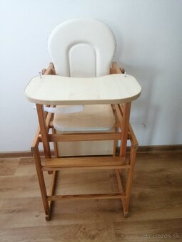 Drevená kuchynka + stolík so stoličkou - 5