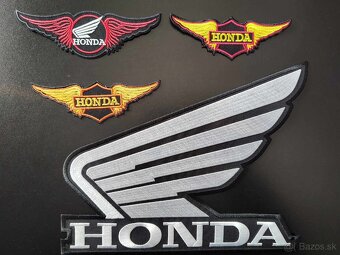 Motorkárska nášivka veľka Honda na chrbát - 5