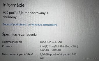 Predám notebook Lenovo ThinkPad X380Y - 5