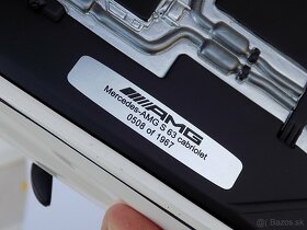 MERCEDES BENZ S-CLASS S63 AMG CABRIOLET 2017 1:18 GT SPIRIT - 5