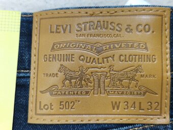 Džíny Levi's 502 W34 L32 - 44x78x107x19 cm p463 - 5