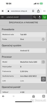 Lenovo TAB M9 LTE šedý - 5