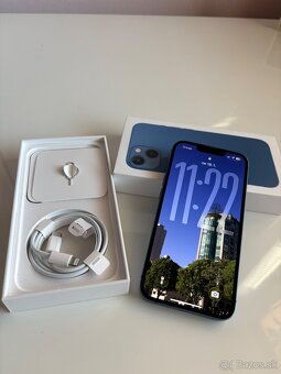 Predám iPhone 13, 128 GB, modrej farby - 5