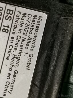 Metabo aku naradie 18v - 5