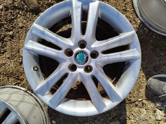 Disky elektrony škoda  5x100 R16 - 5