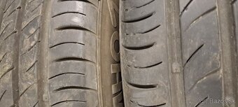 Predám 4ks jazdené letné 185/65r15-88H Kumho - 5