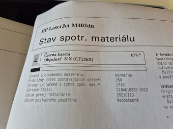 HP LaserJet Pro M402dne 8664 stran - 5